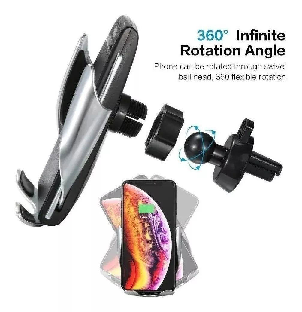 Soporte con Cargador Inalámbrico Smart Sensor