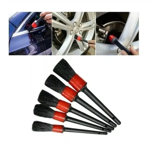 Set 5 Pinceles Brochas Automóvil