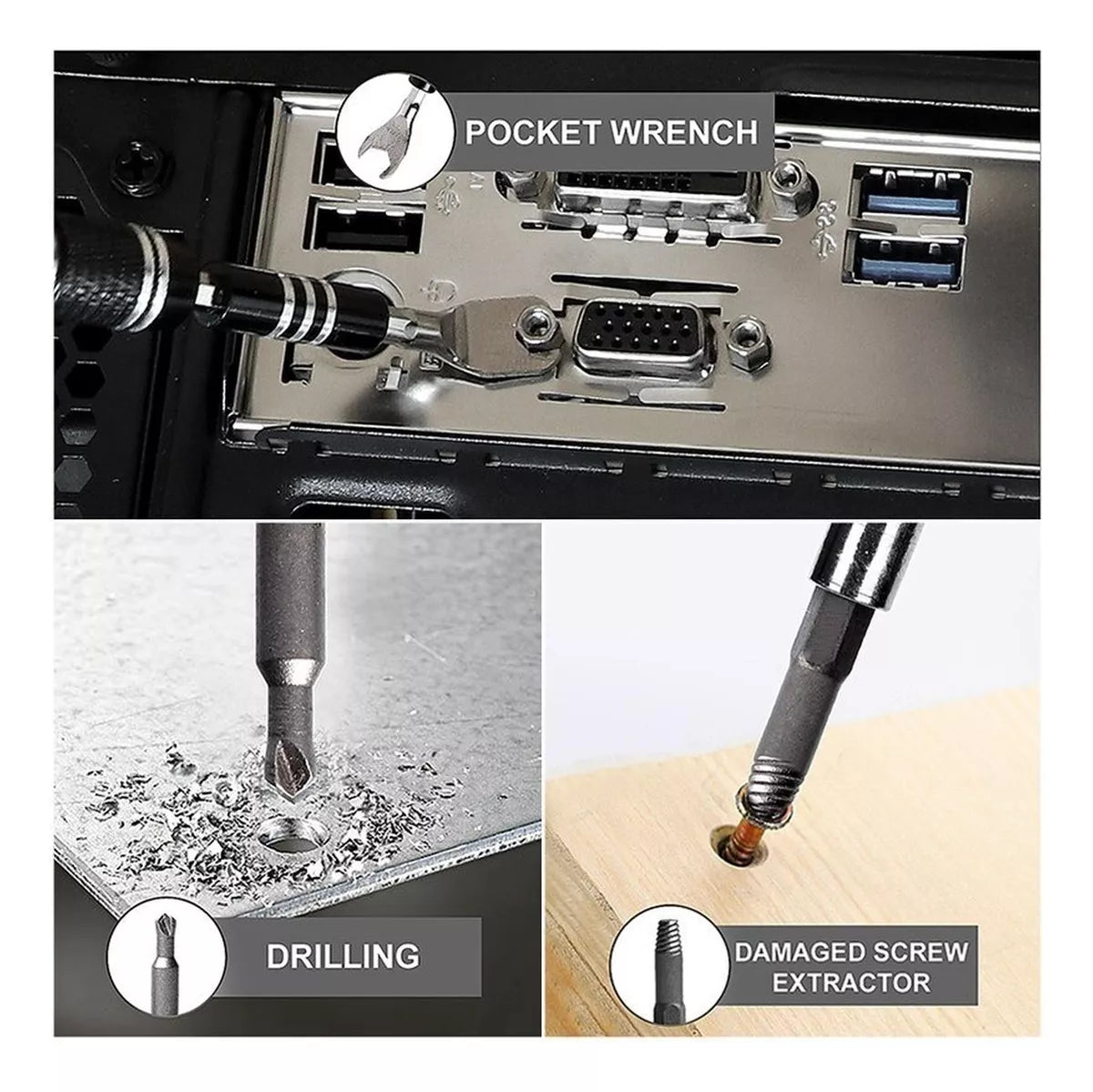 Set Destornilladores pequeños 135 En 1