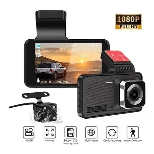 Dashcam 1080P Cámara de tablero